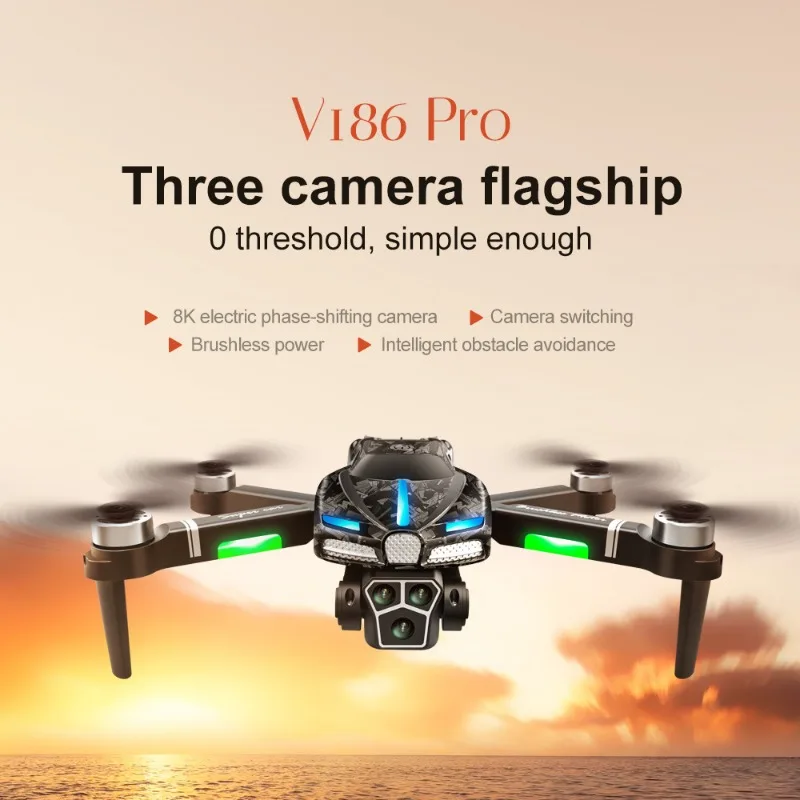 Drone Gimbal Brushless - Neue V186 Pro Drone Professionelle Bürstenlosen