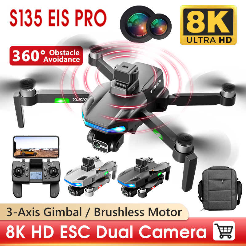 Drone Gimbal 3 Axis - 2022 NEUE S135 Pro GPS-Drohne 4K