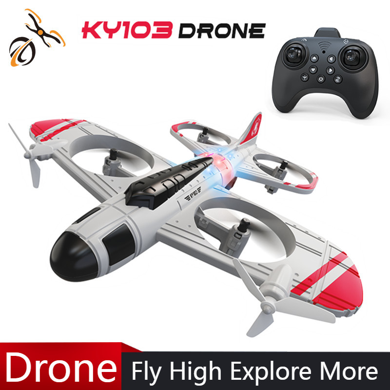 Drone Gimbal Brushless - 2026 Ferngesteuertes KY103 RC Schaumstoff-Flugzeug 2.4G