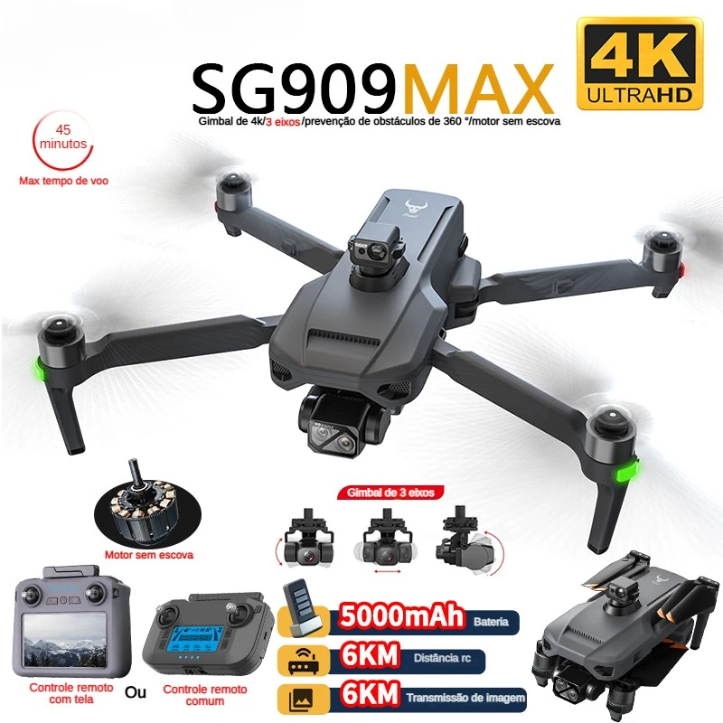 Drone Gimbal Brushless - ZLL SG909 SG909MAX Professionelle Drohne mit