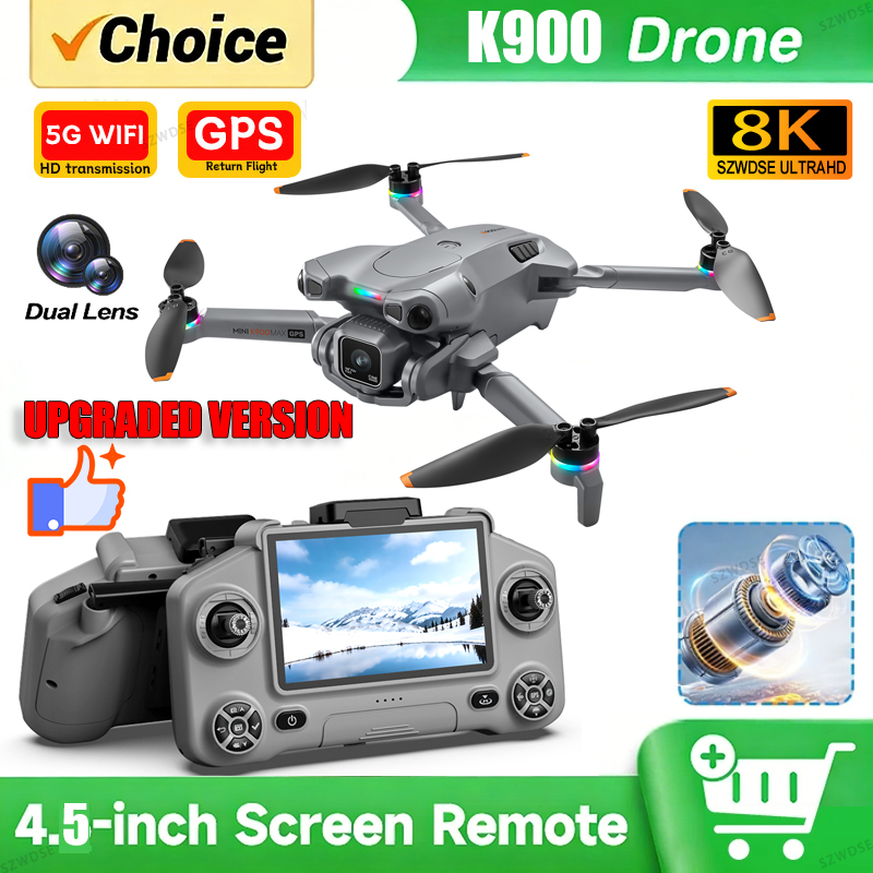 Neue K900 MAX GPS-Drohne mit 4 – Drone Gimbal Brushless Bewertung und Preis