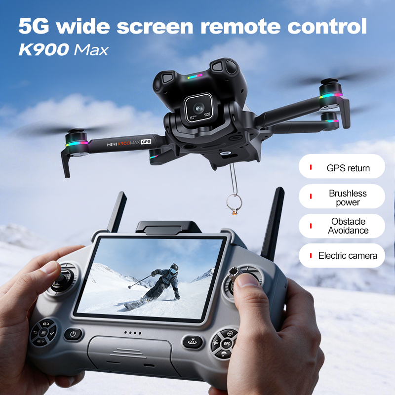 Neue K900 MAX GPS-Drohne mit 4 – Drone Gimbal Brushless Bewertung und Preis