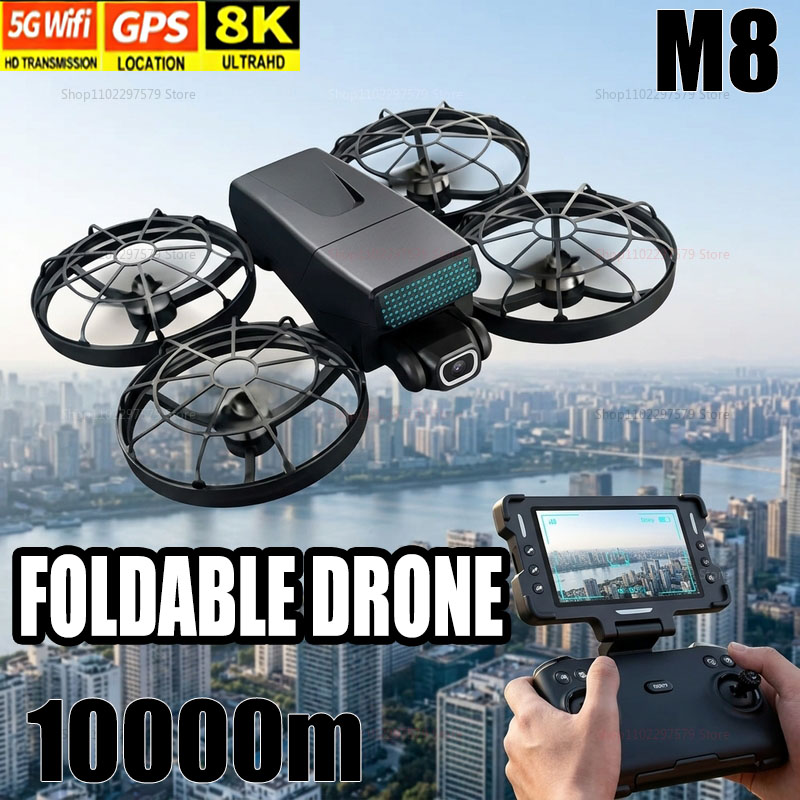 Neue Drohnen M8 GPS 8K Profess – Drone Gimbal Brushless Bewertung und Preis